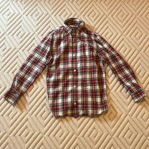 NBW Vineyard Vines Boys Tartan Button Down Shirt